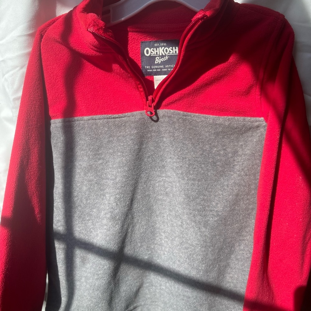OshKosh B’gosh 5t Red Half Zip